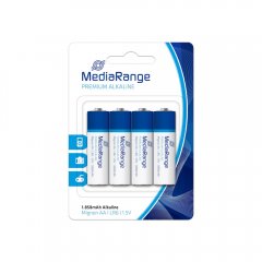 MediaRange Premium Alkaline Batterie AA LR6 1.5V - 4 St�ck
