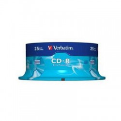 Verbatim CD-R 700 MB Extra Protection gelabelt - 52x - 25 St�ck in Cakebox