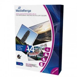 MediaRange Laser Fotopapier DIN A4 - matt - 120 g - 100 Blatt