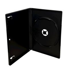 DVD-H�lle 1 Disc schwarz 14mm | 5 St�ck Sonderposten