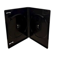 DVD-H�lle 2 Discs schwarz 14mm | 5 St�ck Sonderposten