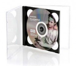 MediaRange Jewelcase f�r 2 CDs/DVDs - schwarz - 100 St�ck