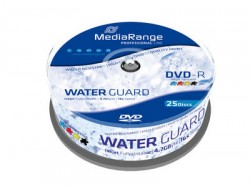 MediaRange DVD-R 4.7 GB Waterguard Photo voll bedruckbar -16x - 25 St�ck in Cakebox