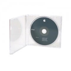 MediaRange Jewelcase f�r 1 CD/DVD - transparent - 50 St�ck