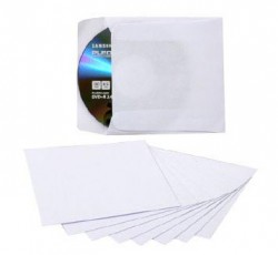 Papercase f�r 12 cm CD-R mit Lasche - ohne Fenster - 100 St�ck