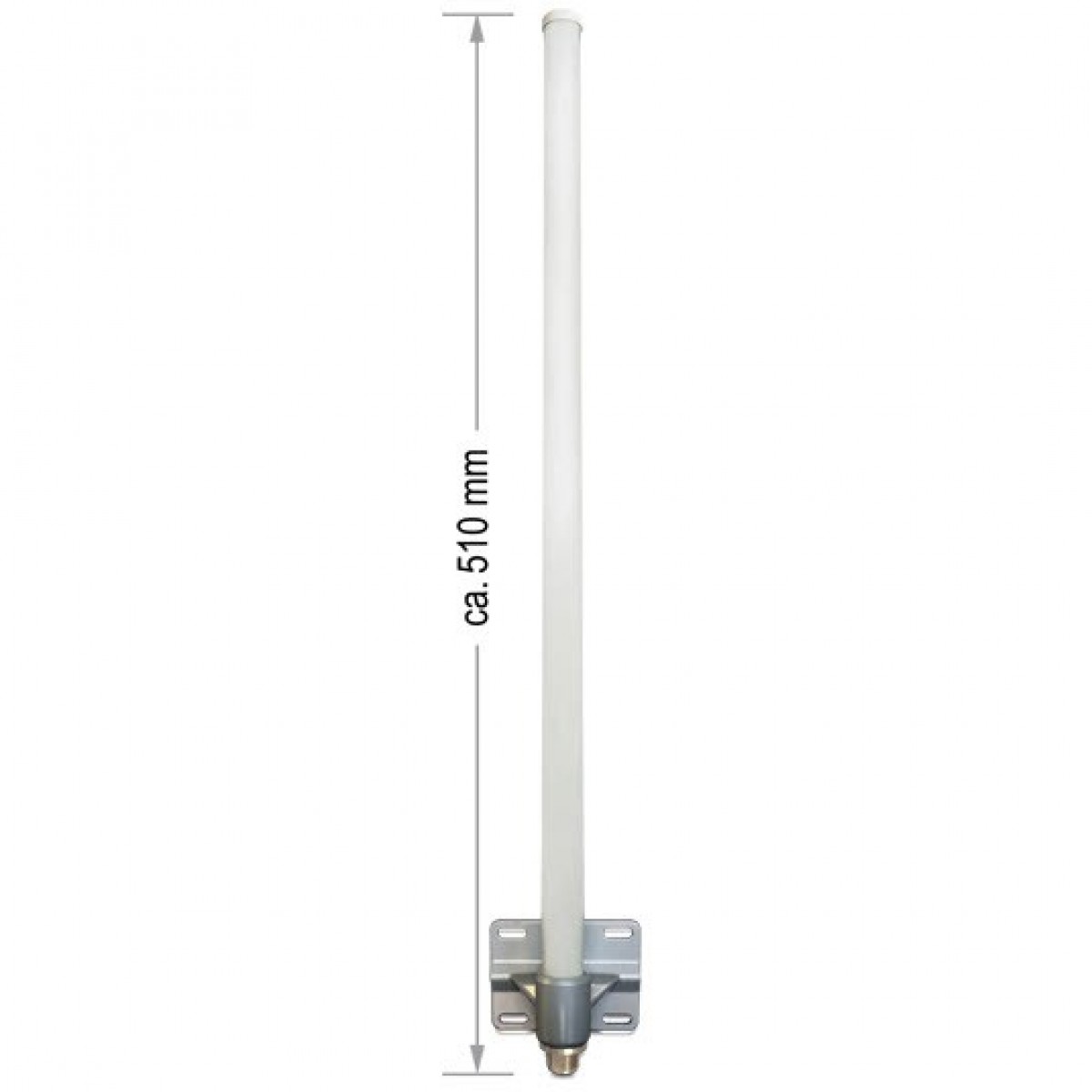 UAYESOK Antenne de base amateur double bande 2 m/70 cm 2,2 m en fibre