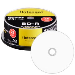 Blu-Ray BD-R Dual Layer 50 GB printable Intenso|25 pcs.