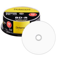 Blu-Ray BD-R Dual Layer 50 GB bedruckbar Intenso|25 St.
