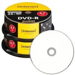Intenso DVD-R 4.7 GB voll bedruckbar - 16x - 50 Stck i