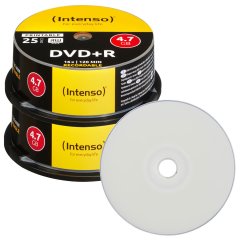 Intenso DVD+R 4.7 GB voll bedruckbar - 16x - 50 Stck i
