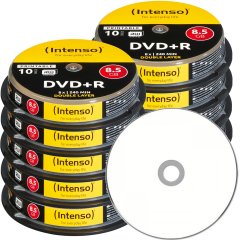 Intenso DVD+R Double Layer 8.5 GB voll bedruckbar  - 8x