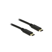 KAB USB 2.0 C > USB Type-C? Stecker 2,0 m schwarz 3 A Delock
