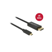 KAB USB C > Displayport Stecker (4K 60Hz) 2 m schwarz Delock