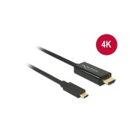 KAB USB C > HDMI Stecker (4K 30Hz) 2 m schwarz Delock