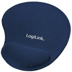 LogiLink Mauspad mit Gel-Handauflage,�blau | Ergonomischer Komfort f�r langes Arbeiten