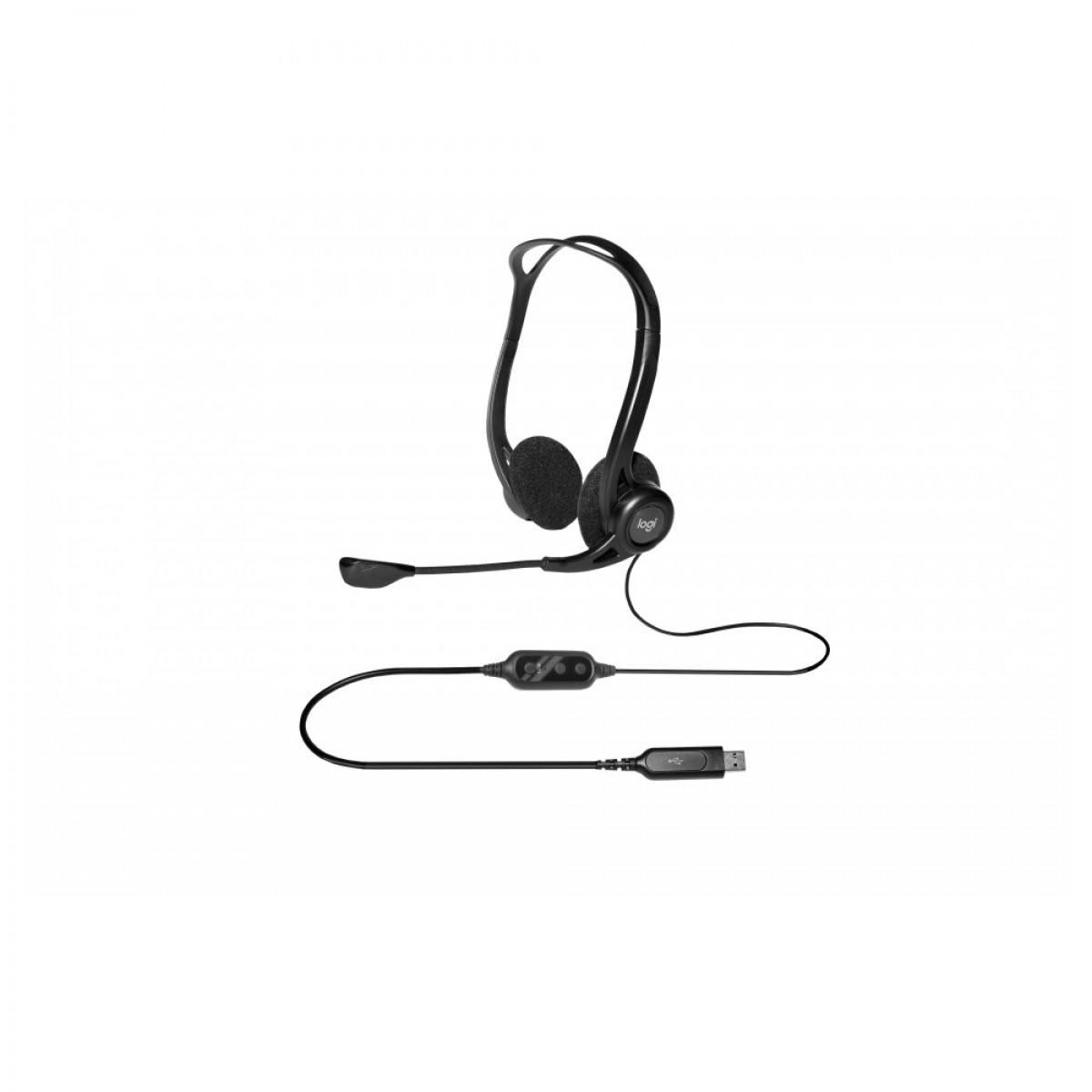 Logitech PC960 USB Stereo Headset OEM black