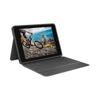 Logitech Rugged Folio Tastatur und Schutzhlle iPad 7. Gen Black