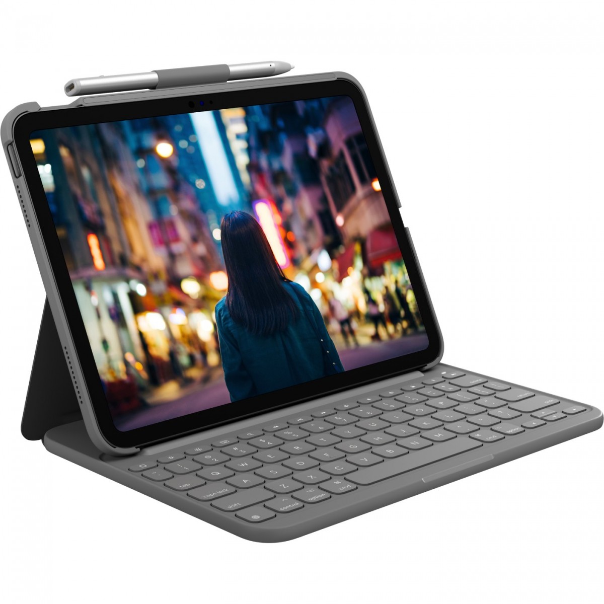 IPad Hülle Mit Tastatur Für 10. & 11. Generation - Komplettset Mit Displayschutz
