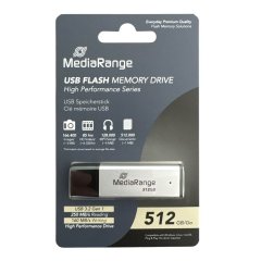 MediaRange USB-Stick | 512 GB USB 3.2 Gen 1 High Performance | Aluminium