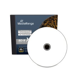 MediaRange Blu-Ray BD-R XL 100 GB inkjet voll bedruckbar 1-4 x | 1 St�ck im Jewelcase