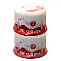 Maxell DVD-R 4.7 GB voll bedruckbar - 16x - 100 St�ck i