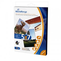 MediaRange - 13 x 18 cm Fotopapier Karten - hochgl�nzend - 220 g - 50 St�ck