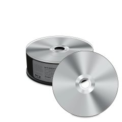 MediaRange  Blu-Ray BD-R 25 GB voll metallisiert - blank - 6x - 25 St�ck in Cakebox