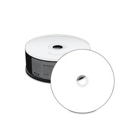 MediaRange Blu-Ray BD-R metallisiert und voll bedruckbar 25 GB - 6x - 25 St�ck in Cakebox