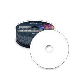 MediaRange Blu-Ray Dual Layer 50GB - vollfl�chig bedruckbar - 6X - 25 St�ck in Cakebox