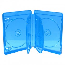 MediaRange Blu-Ray H�lle f�r 6 CD/DVD/BD - 22 mm Leerh�