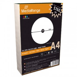 MediaRange CD/DVD/BD Label - 15 mm - 100 St�ck
