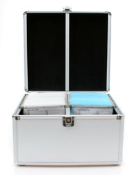 MediaRange DJ-Koffer - Aluminium - f�r 300 CDs/DVDs