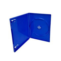MediaRange DVD Hlle fr 1 CD/DVD - 14 mm blau - 10 St.
