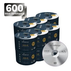 MediaRange DVD+R 4.7 GB - 16x - 600 St�ck 