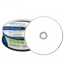MediaRange  DVD+R Double Layer 8.5 GB voll bedruckbar - 8x - 25 St�ck in Cakebox