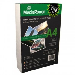 MediaRange Fotopapier DIN A4 - matt - 130 g - 100 Blatt