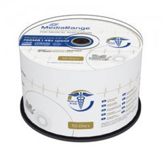 MediaRange Medical Line CD-R 80 min 700 MB 48x voll bedruckbar - 50 Stück in Cakebox MediaRange Medical Line CD-R 80 min 700 MB 48x voll bedruckbar - 50 Stück in Cakebox