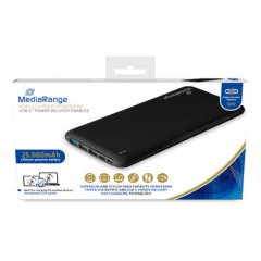 MediaRange Mobiles Ladeger�t I Powerbank, 25.000mAh, mi