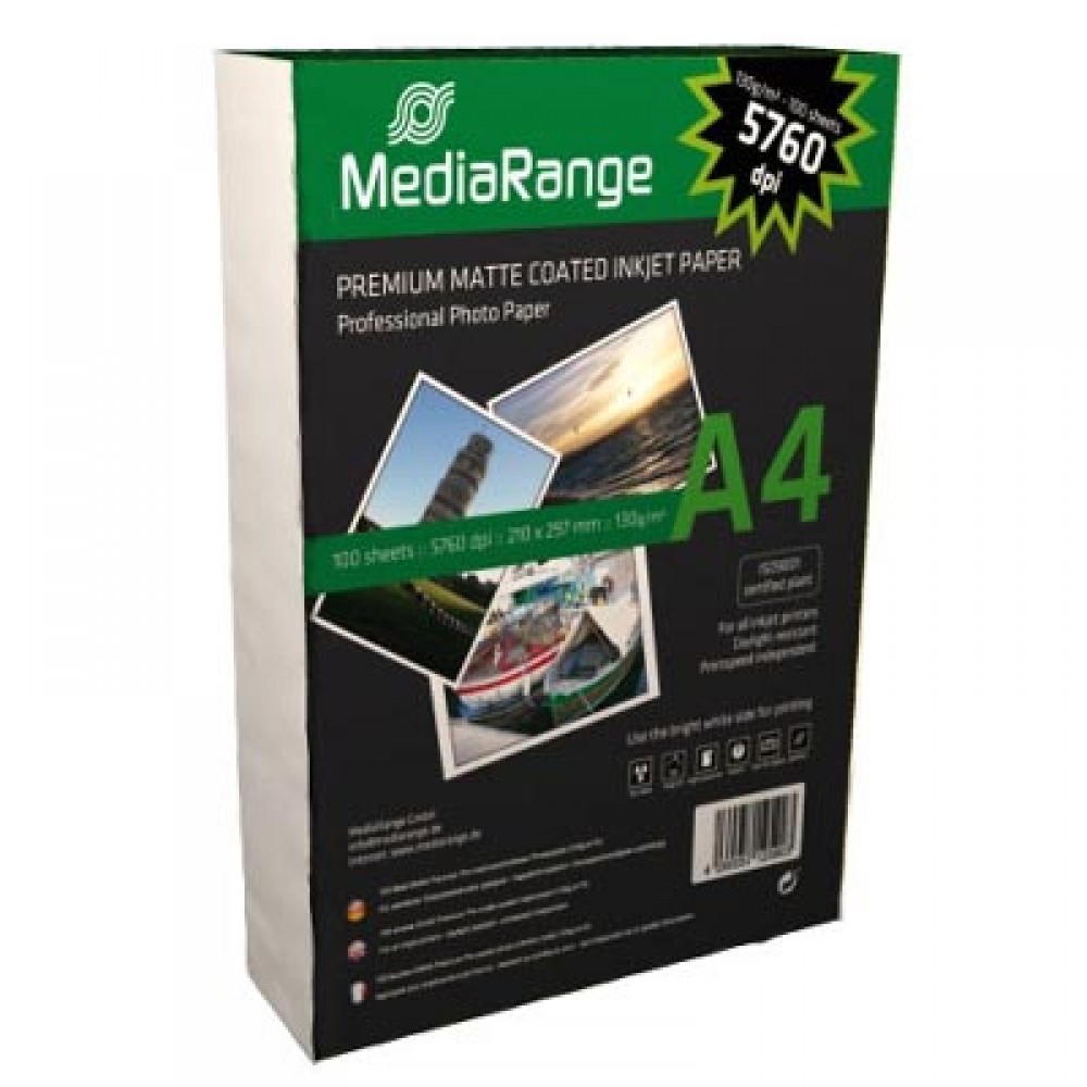 MediaRange Photo Paper matte 130 g 100 sheets