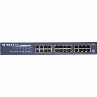 Netgear 24-port Gigabit Rack Mountable Network Switch Unmanaged Blau