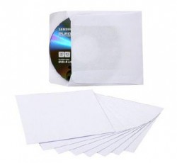 Papercase fr 12 cm CD-R mit Lasche - ohne Fenster - 100 Stck