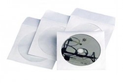 Papercases fr 12 cm CD/DVD mit Laschenverschluss + Sic