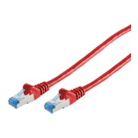 Patchkabel CAT6a RJ45 S/FTP 1m red