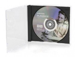 Professional Jewelcase fr 1 CD/DVD - schwarz - 50 Stck