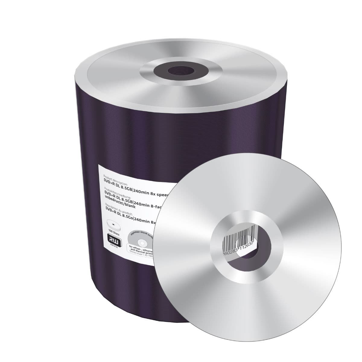 Professional by Ricoh DVD+R Double Layer 8.5 GB unlabelled 8x 100 pcs
