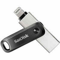 STICK 64GB 3.0 SanDisk iXpand Go Apple Lightning black/silver