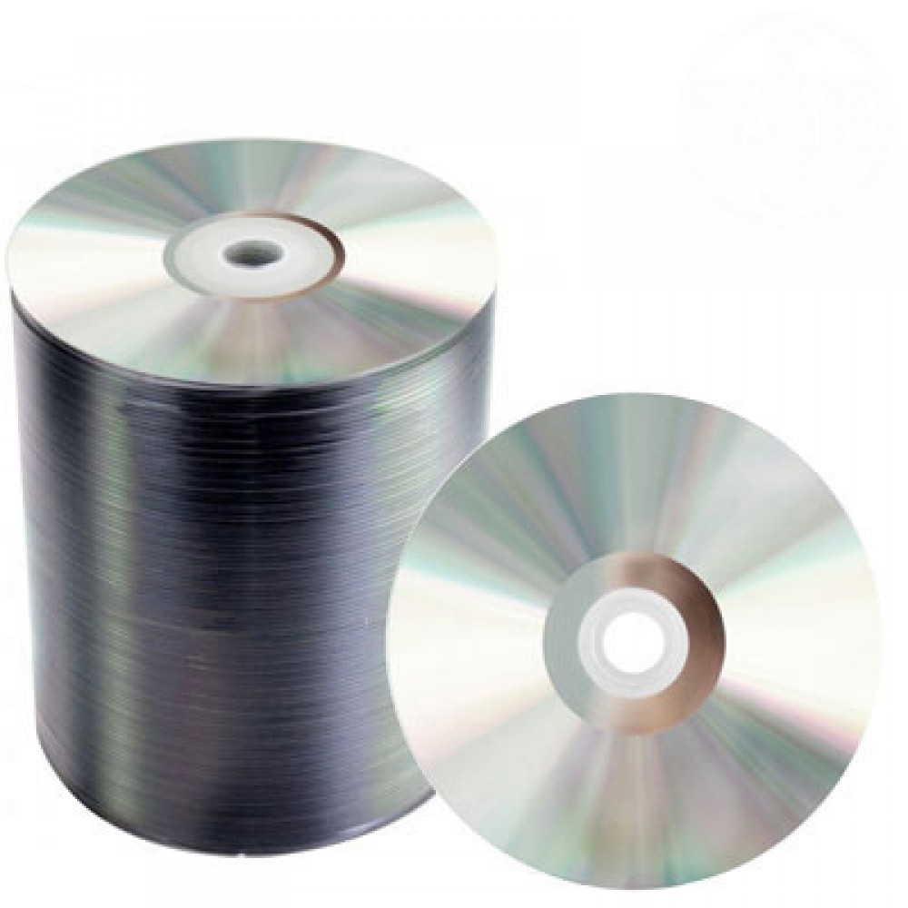 Аксессуары для дисков. Оптический диск CMC CD-R CD-R (700 МБ), 50 шт. DVD R болванки двойной плотности. Стопка болванок Blu ray. CMC CD-R 80 52x no brand Bulk (зеркало) 50шт в пленке (600).