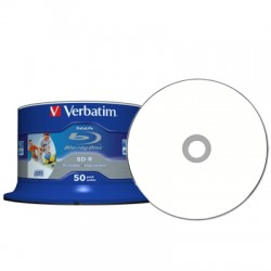 Verbatim Blu-Ray  BD-R 25 GB full printable - 6x - 50 p
