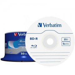Verbatim Blu-Ray BD-R 25 GB gelabelt - 6x - 50 Stck in