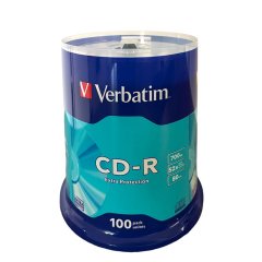 Verbatim CD-R 700 MB Extra Protection gelabelt - 52x - 100 Stck in Cakebox